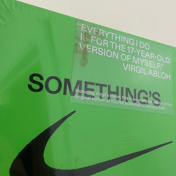 VIRGIL ABLOH “SOMETHINGS OFF” TASCHEN NIKE BOOK - Picture 2 of 10